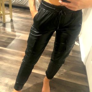 ZARA FAKE LEATHER PANTS